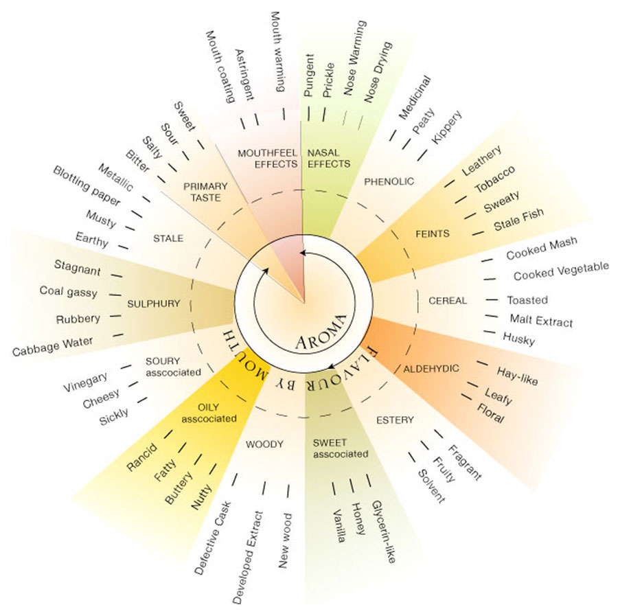 Scotch Flavour Chart