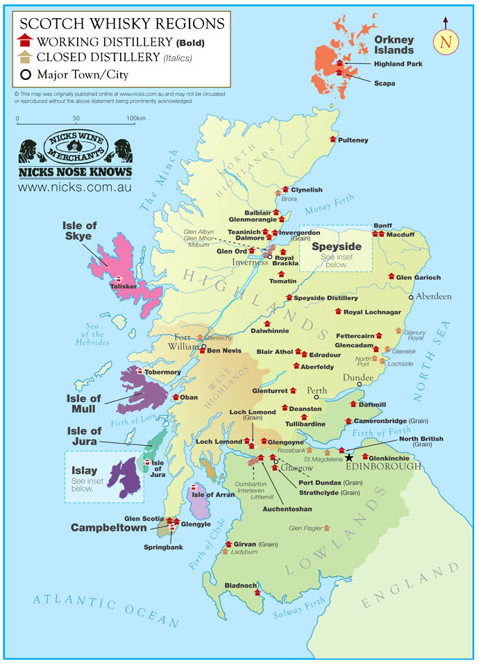 Whisky Taste Chart